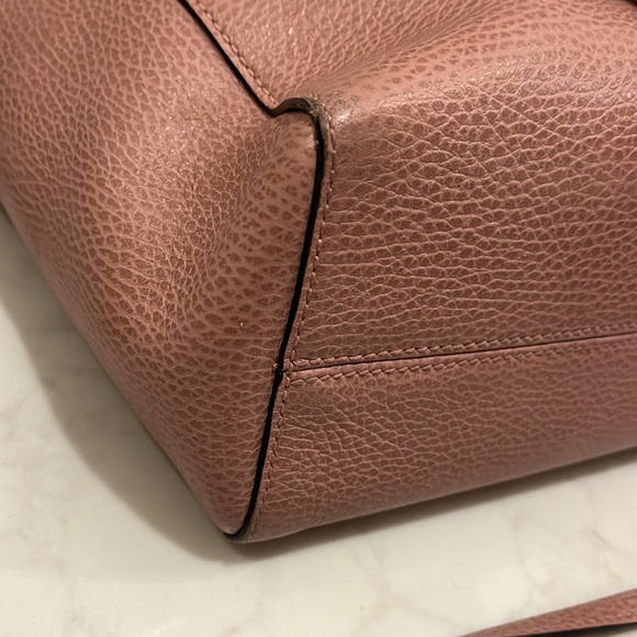GUCCI Swing Pink Mini Tote Crossbody - Picture 10 of 14